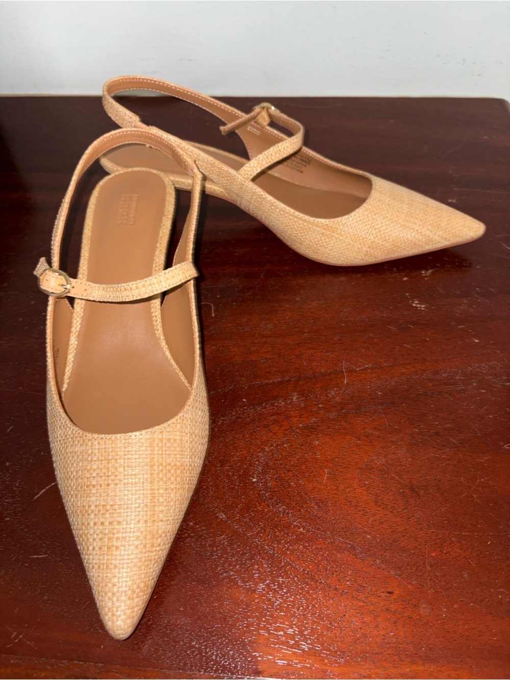 New Nordstrom Rack Miranda Woven Slingback Pointed-Toe Pump 9.5